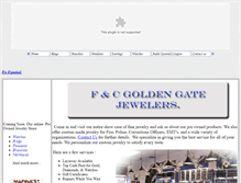 Tablet Screenshot of fandcgoldengatejewelers.com
